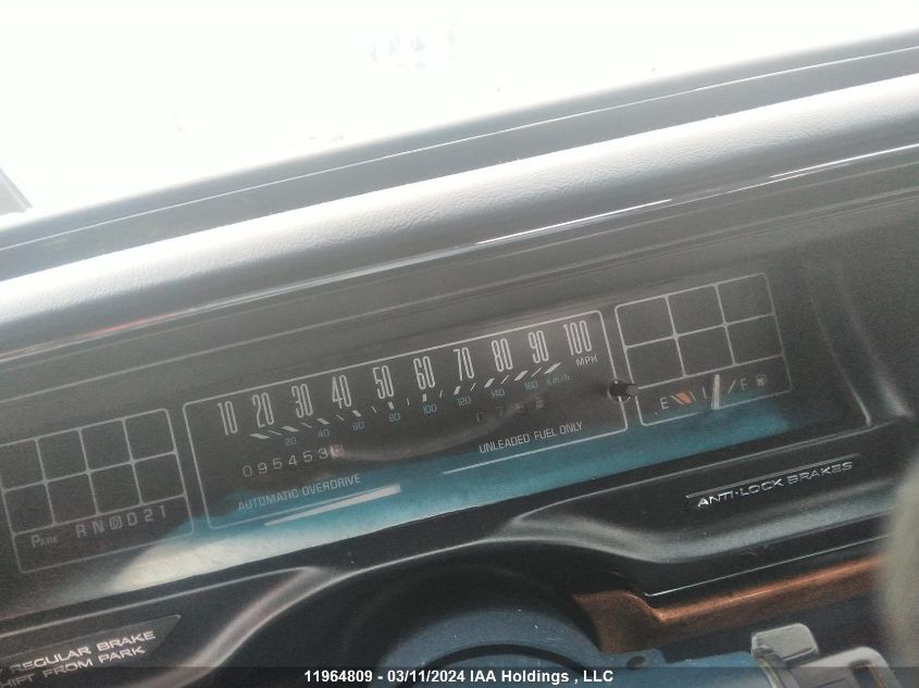 1993 Buick Lesabre Custom/90Th Anniversary VIN: 1G4HP53L0PH485443 Lot: 11964809