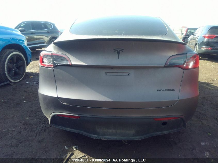 2022 Tesla Model Y VIN: 7SAYGDEF9NF565295 Lot: 11964837