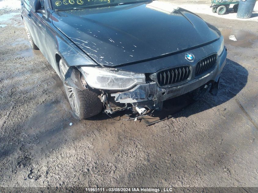 2013 BMW 3 Series VIN: WBA3B9C57DF587400 Lot: 11965111