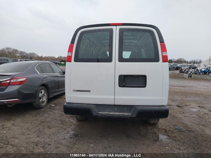 2023 Chevrolet Express Cargo Van VIN: 1GCWGBFPXP1230896 Lot: 39240570