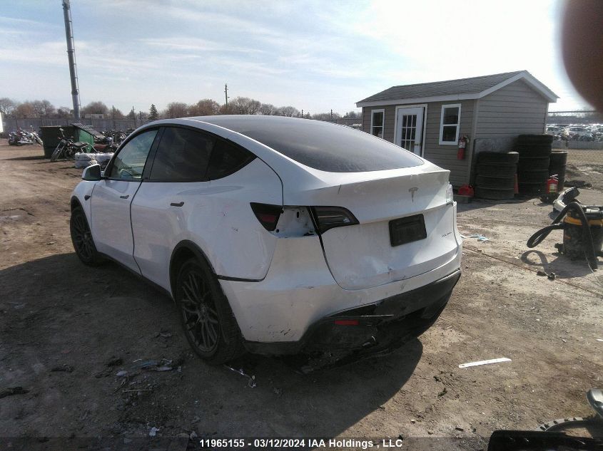 2021 Tesla Model Y VIN: 5YJYGDEE4MF182593 Lot: 11965155