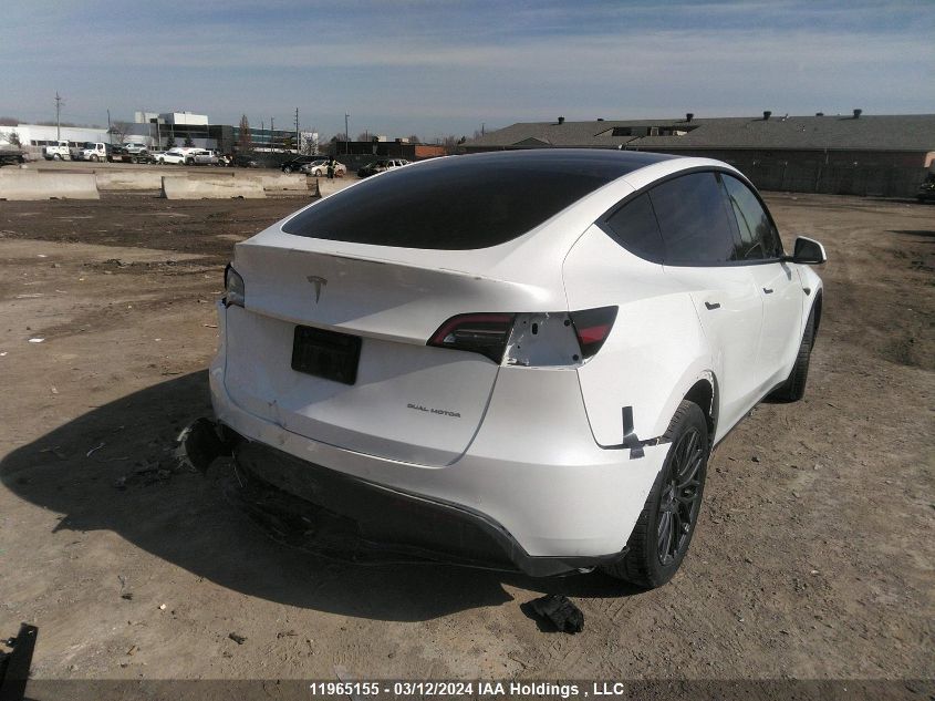 2021 Tesla Model Y VIN: 5YJYGDEE4MF182593 Lot: 11965155