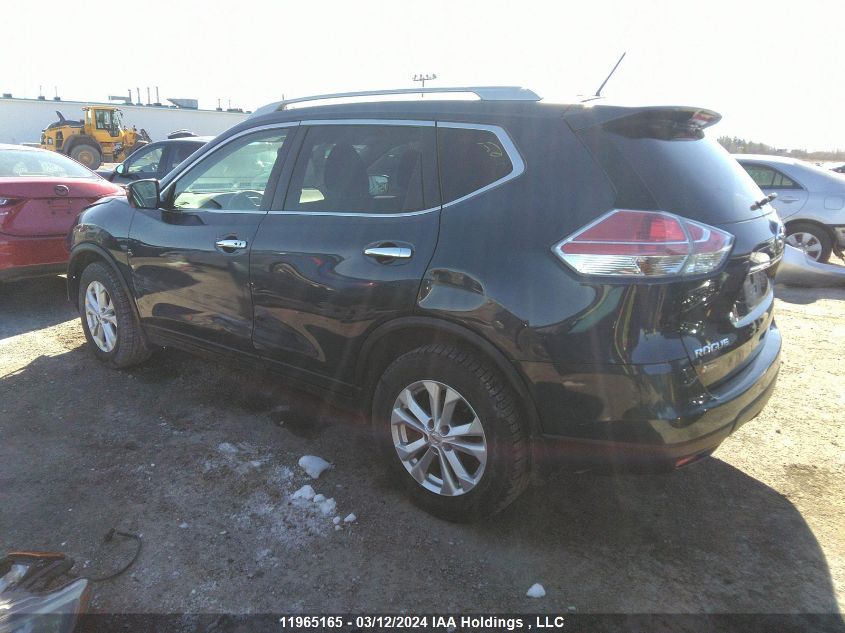 2016 Nissan Rogue S/Sl/Sv VIN: 5N1AT2MV6GC847865 Lot: 51343694