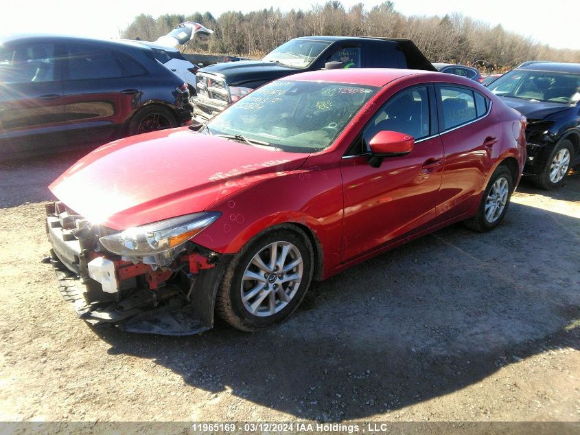 2017 Mazda Mazda3 VIN: JM1BN1V77H1153874 Lot: 11965169