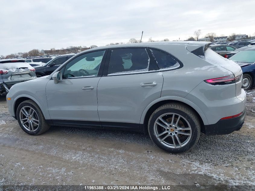 2022 Porsche Cayenne VIN: WP1AA2AY7NDA02103 Lot: 11965388