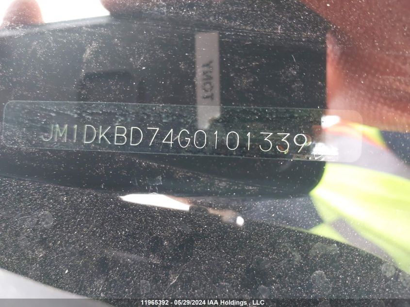 2016 Mazda Cx-3 Grand Touring VIN: JM1DKBD74G0101339 Lot: 11965392