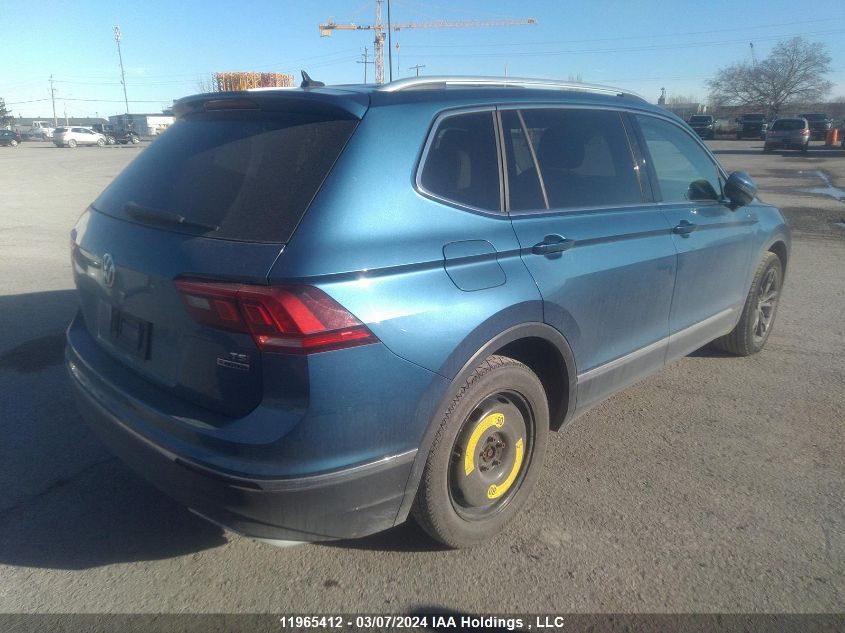 2018 Volkswagen Tiguan Sel Premium VIN: 3VV4B7AX2JM011971 Lot: 11965412