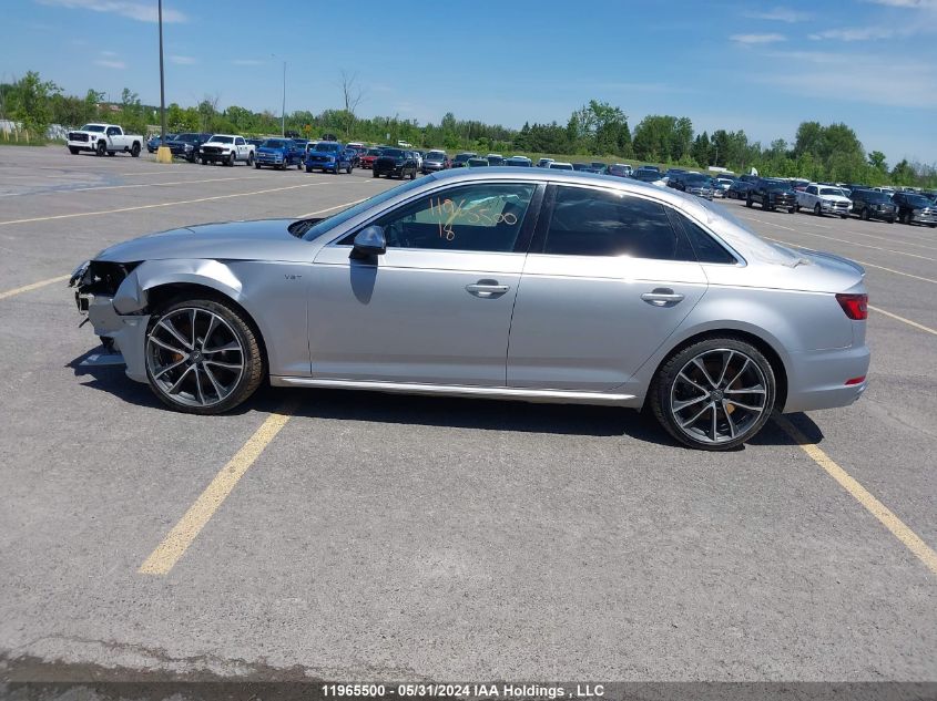 2018 Audi S4 Prestige VIN: WAUC4AF47JA058858 Lot: 11965500