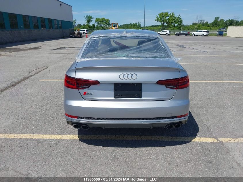 2018 Audi S4 Prestige VIN: WAUC4AF47JA058858 Lot: 11965500