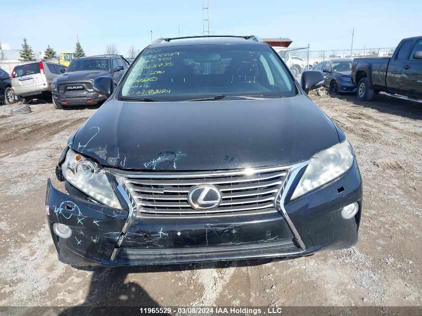 2013 Lexus Rx 350 VIN: 2T2BK1BA7DC163735 Lot: 11965529