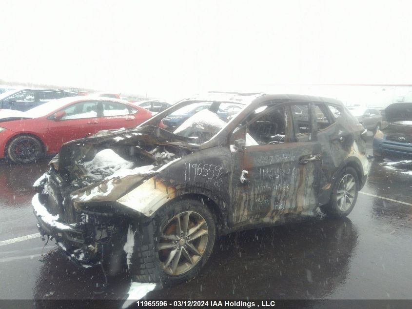 2017 Hyundai Santa Fe Sport VIN: 5XYZUDLA0HG401156 Lot: 11965596