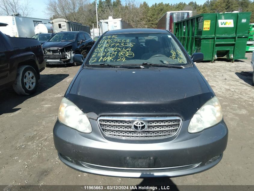 2008 Toyota Corolla Ce VIN: 2T1BR32E28C877325 Lot: 11965663