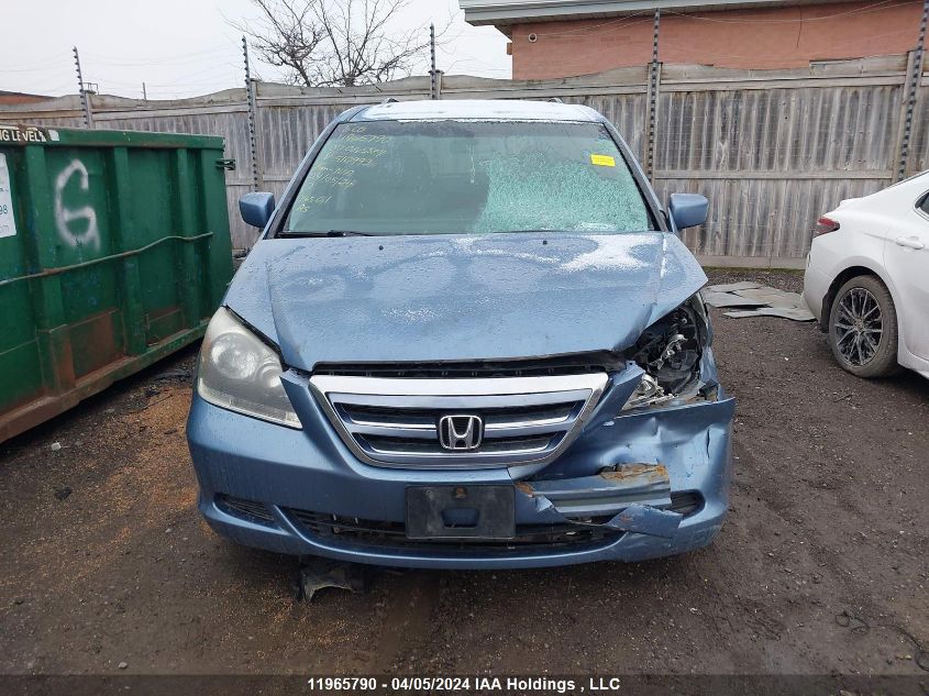 2007 Honda Odyssey Ex-L VIN: 5FNRL38637B510993 Lot: 11965790