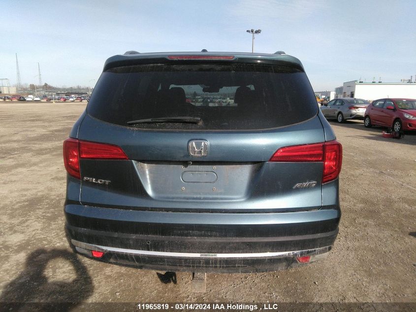 2017 Honda Pilot Touring VIN: 5FNYF6H96HB501320 Lot: 11965819