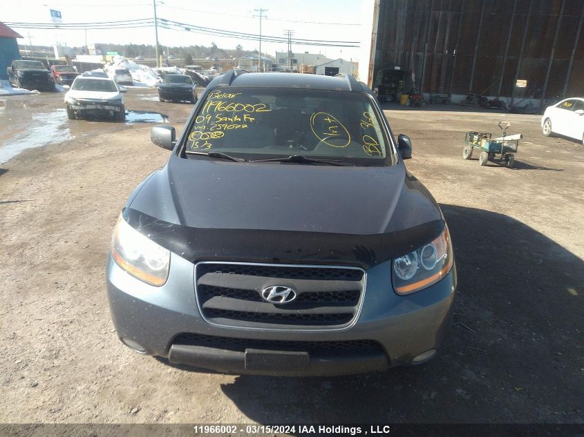 2009 Hyundai Santa Fe VIN: 5NMSG73EX9H259077 Lot: 47154204