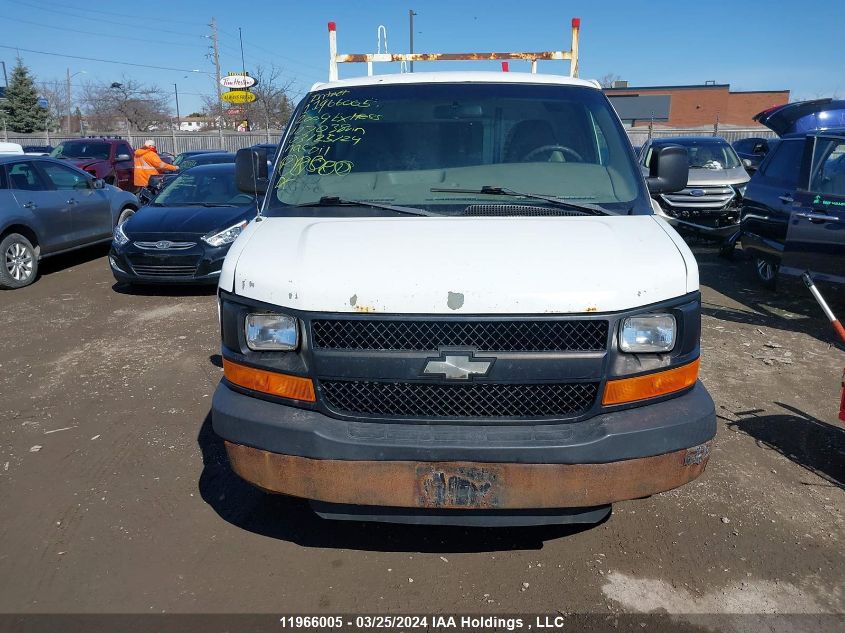 2009 Chevrolet Express 2500 VIN: 1GCGG25CX91107038 Lot: 39258987