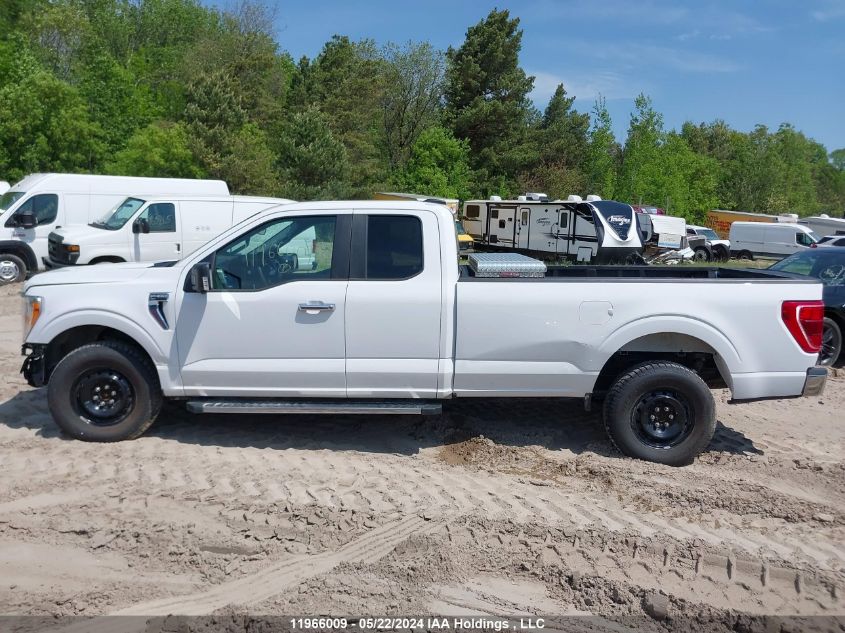 2021 Ford F150 Super Cab VIN: 1FTFX1E87MKE51253 Lot: 11966009