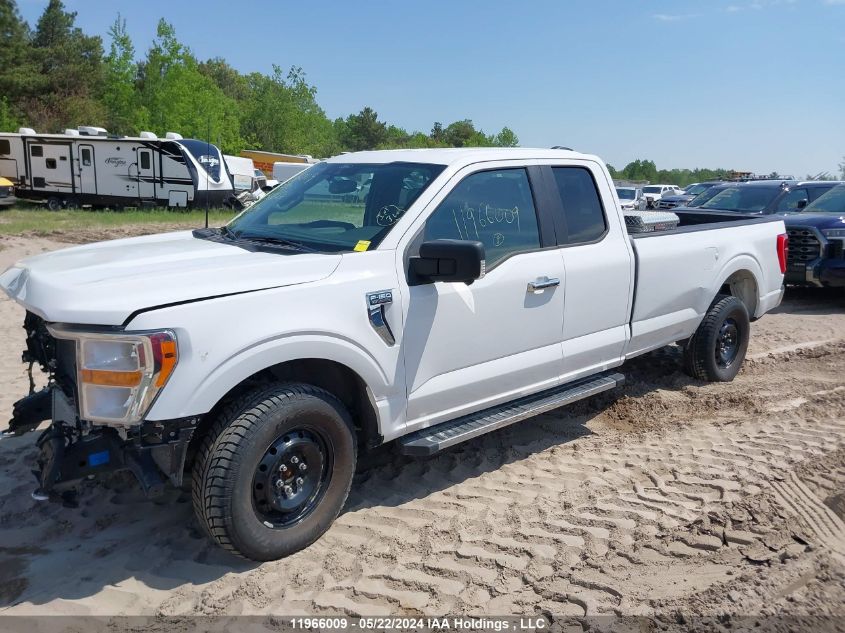 2021 Ford F150 Super Cab VIN: 1FTFX1E87MKE51253 Lot: 11966009