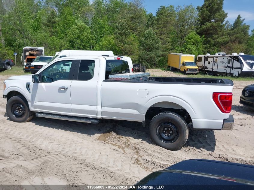 2021 Ford F150 Super Cab VIN: 1FTFX1E87MKE51253 Lot: 11966009