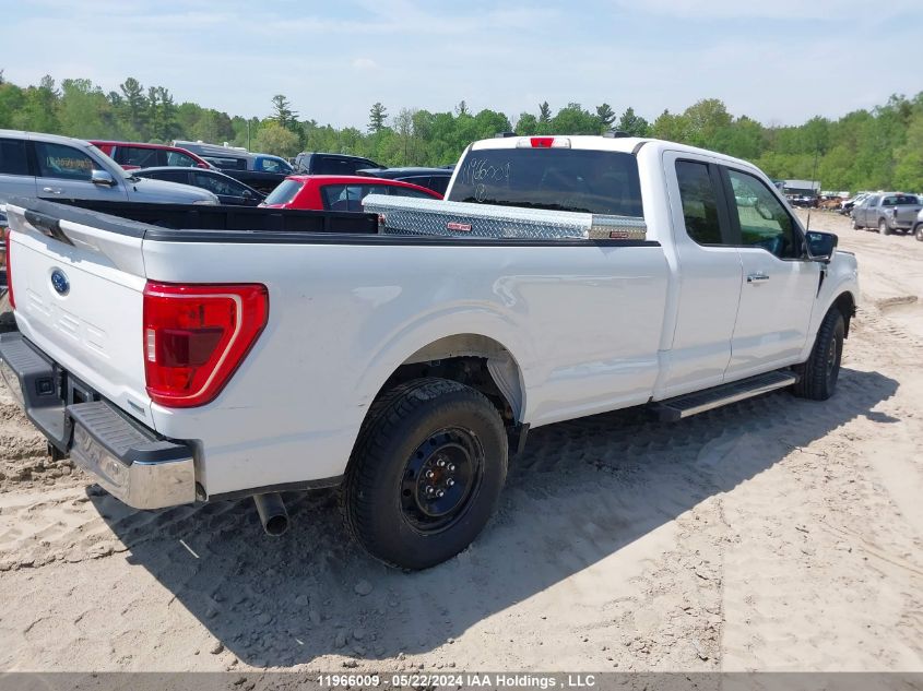 2021 Ford F150 Super Cab VIN: 1FTFX1E87MKE51253 Lot: 11966009