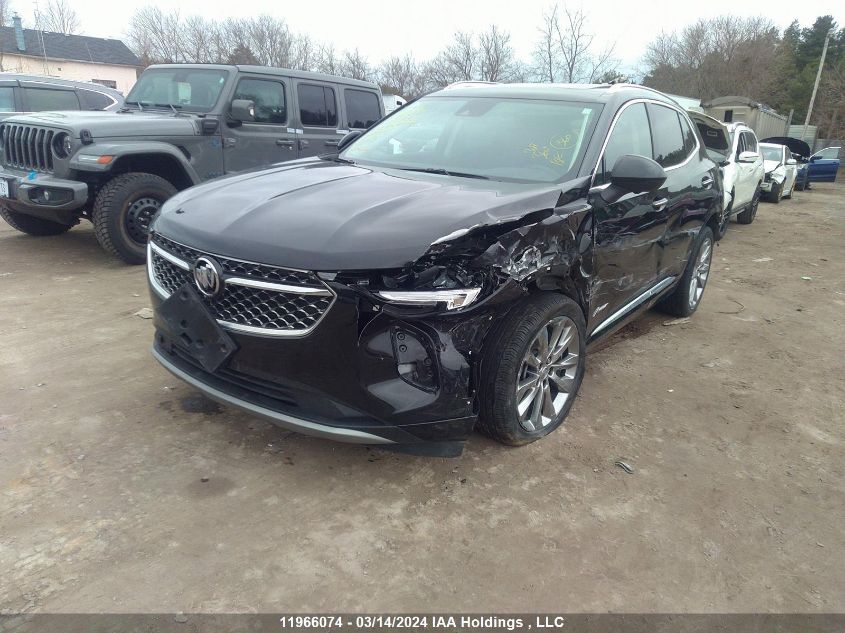 2022 Buick Envision VIN: LRBFZSR43ND075730 Lot: 11966074