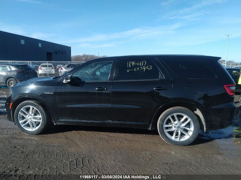 2022 Dodge Durango R/T VIN: 1C4SDJCT4NC223463 Lot: 11966117