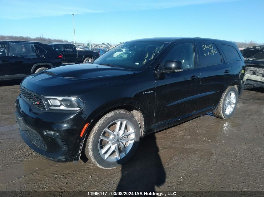 2022 Dodge Durango R/T VIN: 1C4SDJCT4NC223463 Lot: 11966117