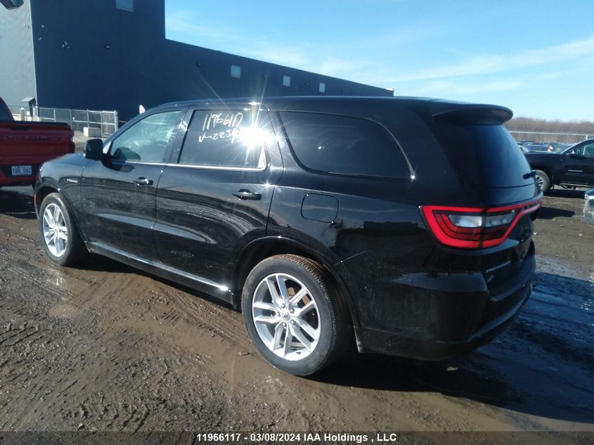 2022 Dodge Durango R/T VIN: 1C4SDJCT4NC223463 Lot: 11966117