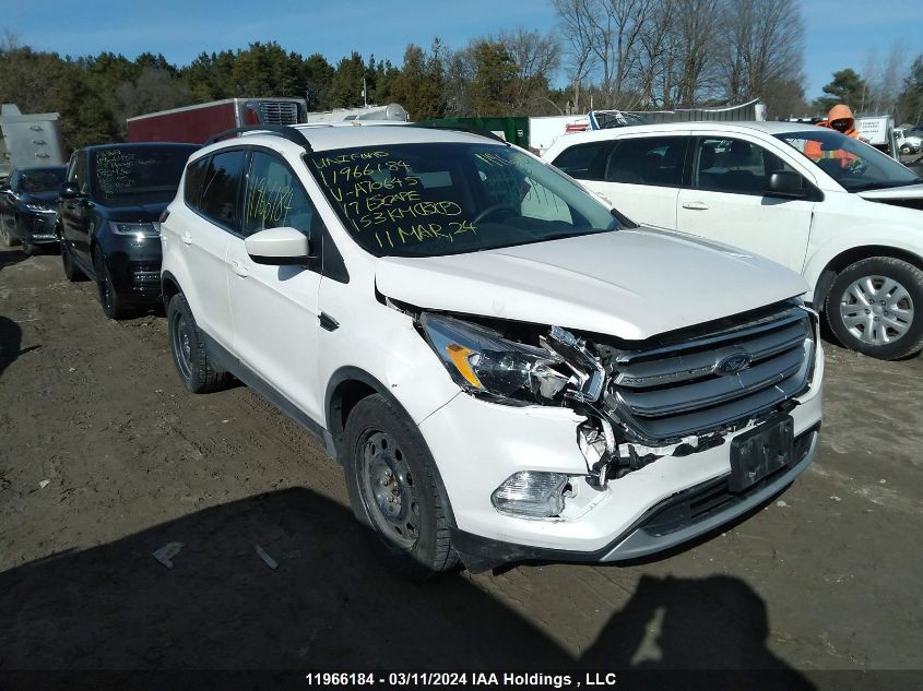 2017 Ford Escape Se VIN: 1FMCU9G96HUA70645 Lot: 39236291