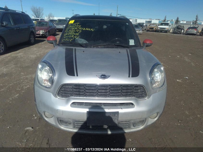 2012 Mini Countryman S VIN: WMWZC3C54CWM26179 Lot: 11966237