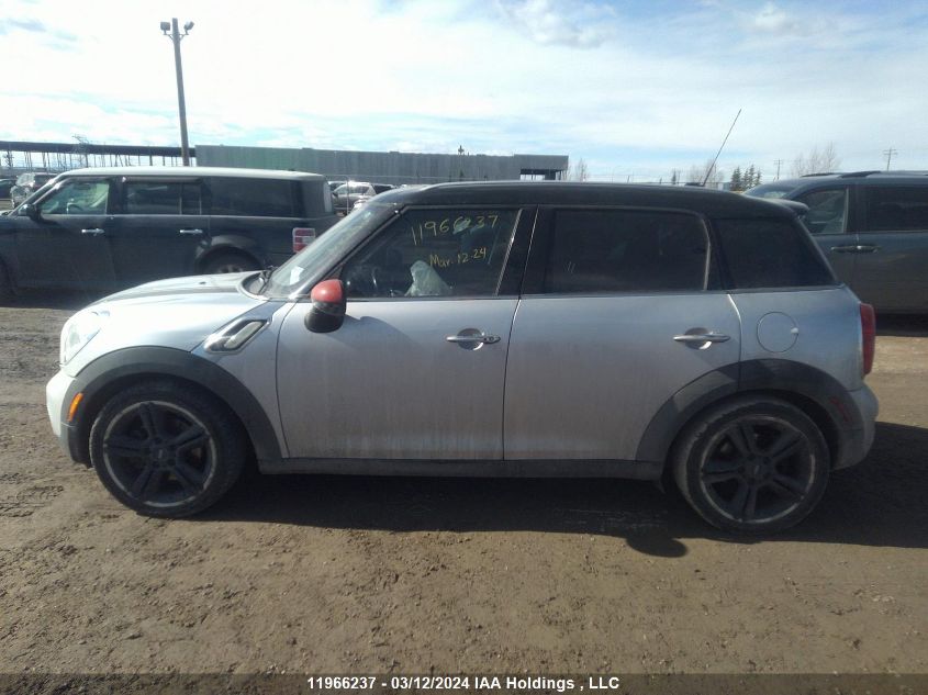 2012 Mini Countryman S VIN: WMWZC3C54CWM26179 Lot: 11966237