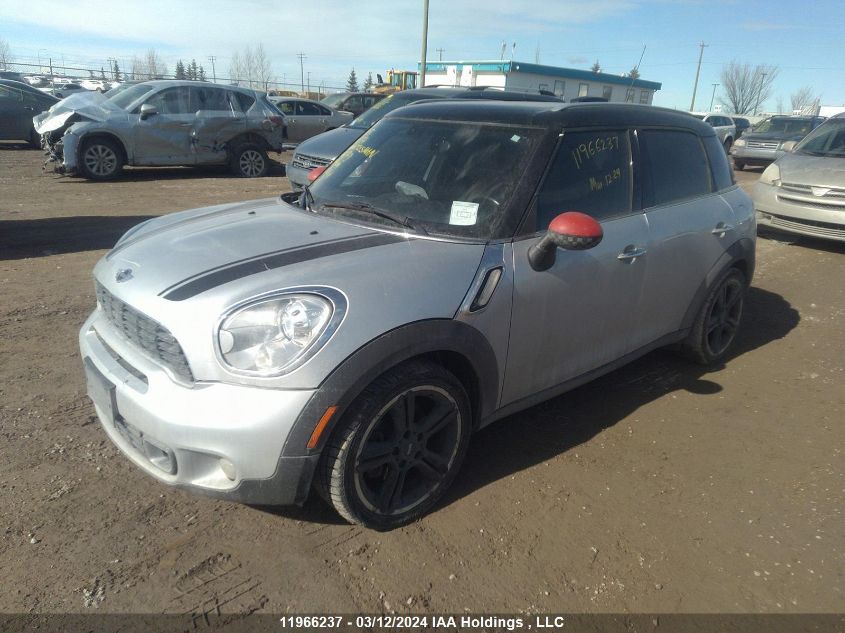 2012 Mini Countryman S VIN: WMWZC3C54CWM26179 Lot: 11966237