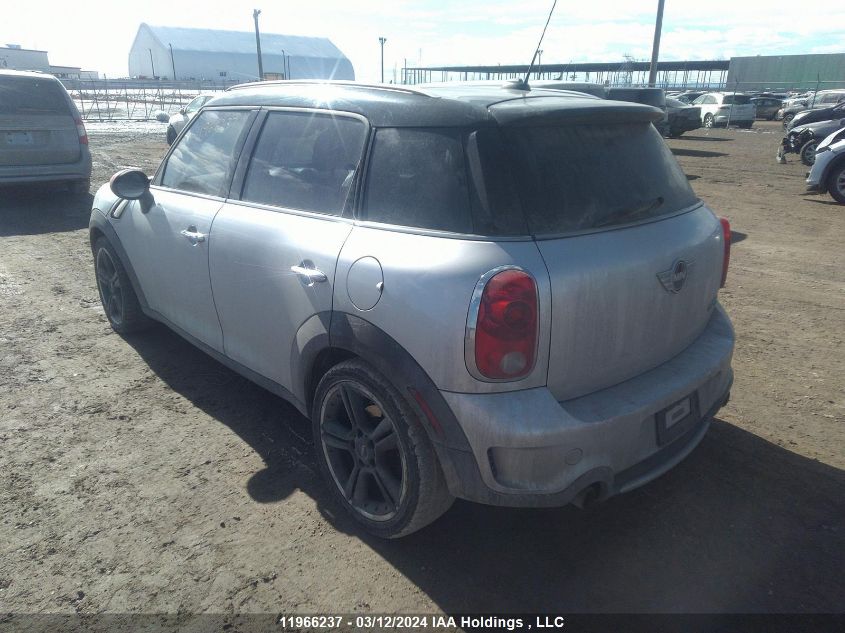 2012 Mini Countryman S VIN: WMWZC3C54CWM26179 Lot: 11966237