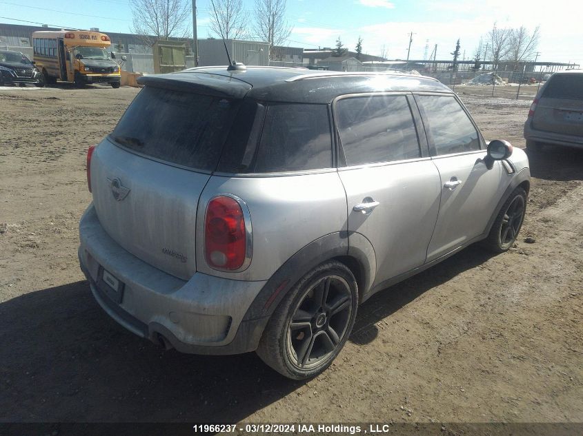 2012 Mini Countryman S VIN: WMWZC3C54CWM26179 Lot: 11966237