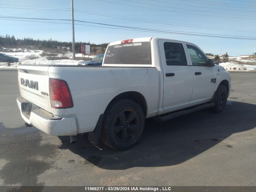 2022 Ram 1500 Classic Tradesman VIN: 3C6RR7KG6NG332535 Lot: 11966277