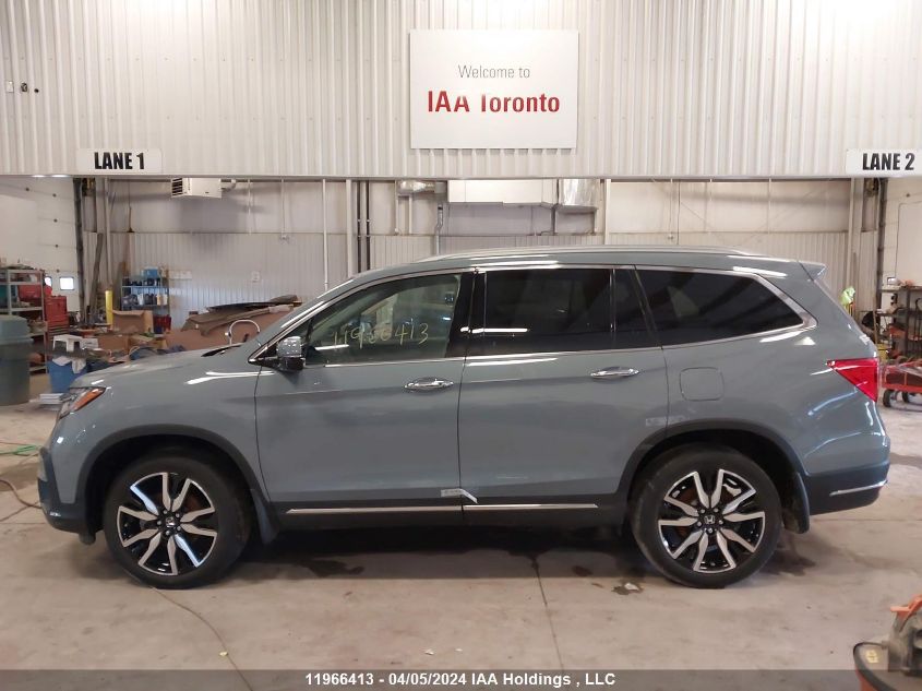 2022 Honda Pilot Touring VIN: 5FNYF6H64NB508364 Lot: 50344094