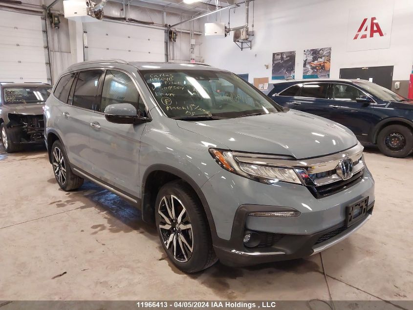 2022 Honda Pilot Touring VIN: 5FNYF6H64NB508364 Lot: 50344094