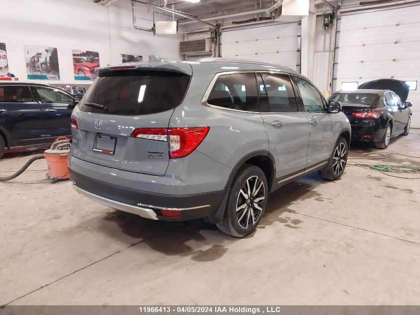 2022 Honda Pilot Touring VIN: 5FNYF6H64NB508364 Lot: 50344094