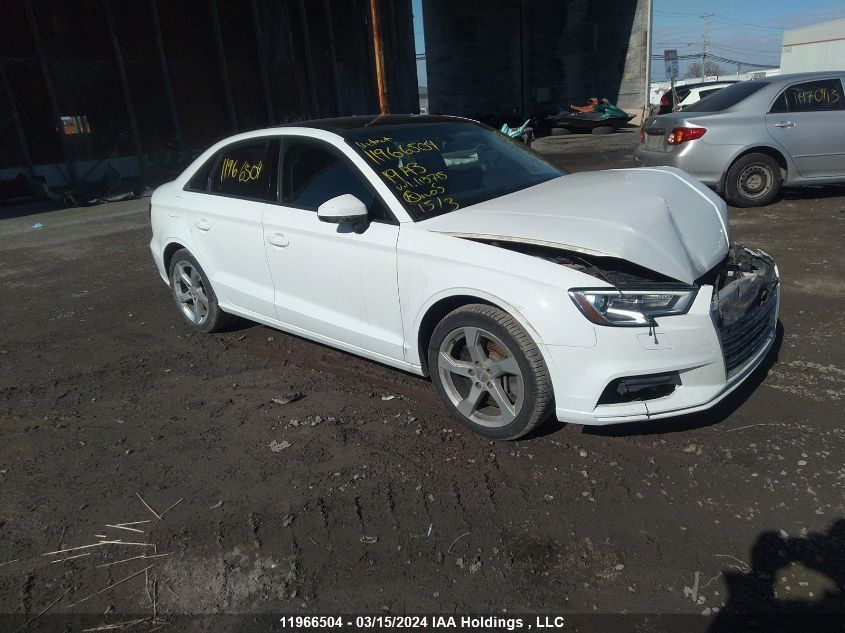 2019 Audi A3 VIN: WAUBEGFF0KA113715 Lot: 11966504