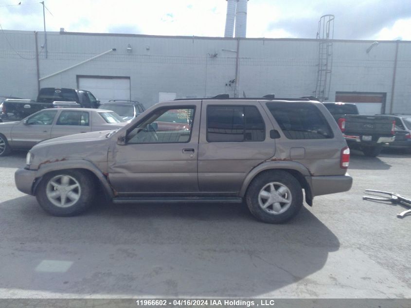 2001 Nissan Pathfinder Le/Se/Xe VIN: JN8DR09Y81W582271 Lot: 11966602