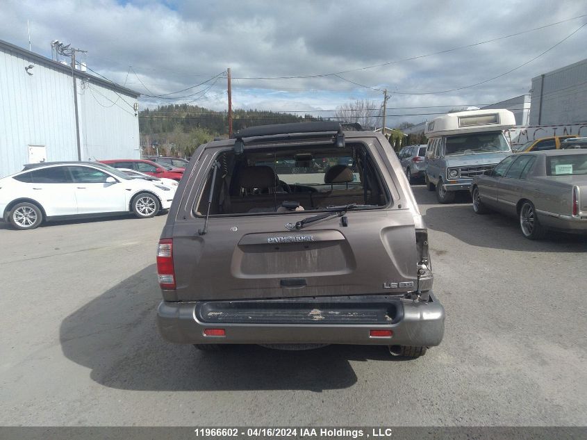 2001 Nissan Pathfinder Le/Se/Xe VIN: JN8DR09Y81W582271 Lot: 11966602