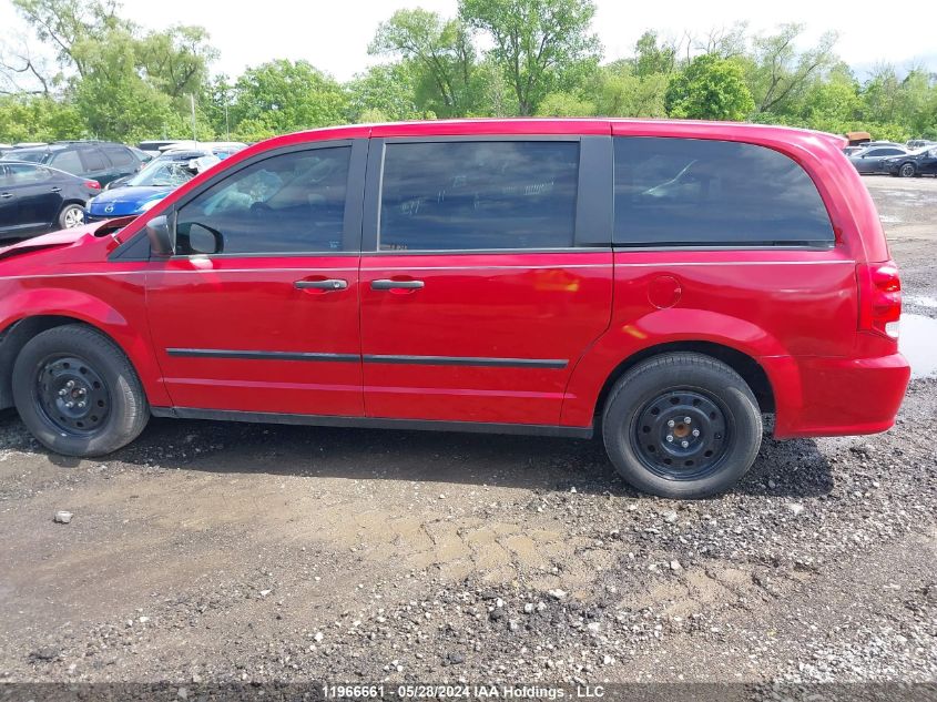 2014 Dodge Grand Caravan Se VIN: 2C4RDGBG0ER330782 Lot: 11966661