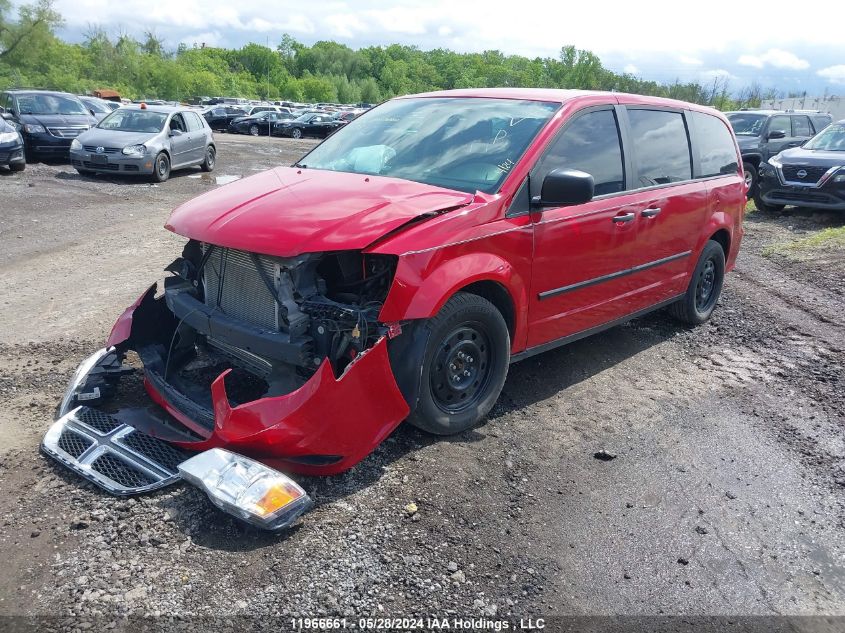 2014 Dodge Grand Caravan Se VIN: 2C4RDGBG0ER330782 Lot: 11966661