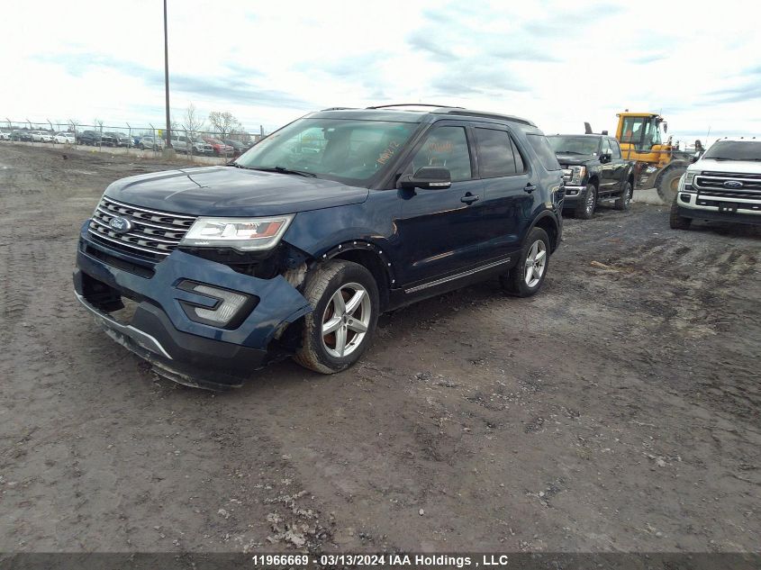 1FM5K8D89HGB25415 2017 FORD EXPLORER - Image 2