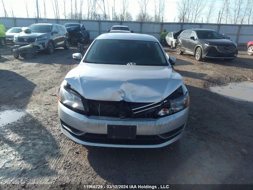 2013 Volkswagen Passat VIN: 1VWAH7A35DC031650 Lot: 11966729