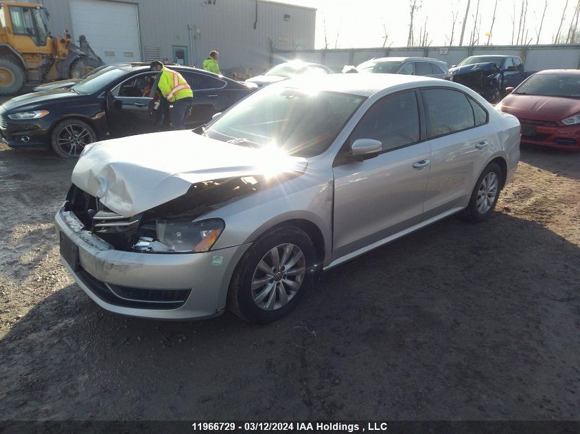 2013 Volkswagen Passat VIN: 1VWAH7A35DC031650 Lot: 11966729