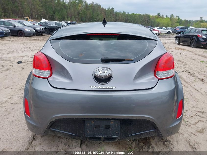 2012 Hyundai Veloster Tech VIN: KMHTC6AD8CU083727 Lot: 11966818