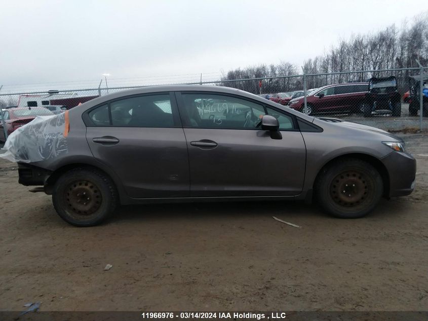 2013 Honda Civic Sdn VIN: 2HGFB2F72DH022475 Lot: 11966976