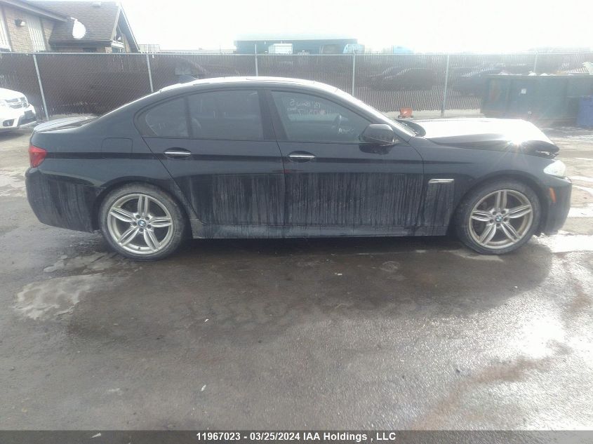 2013 BMW 5 Series VIN: WBAFU7C52DDU73117 Lot: 11967023