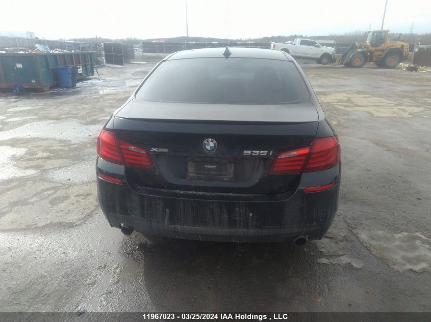 2013 BMW 5 Series VIN: WBAFU7C52DDU73117 Lot: 11967023